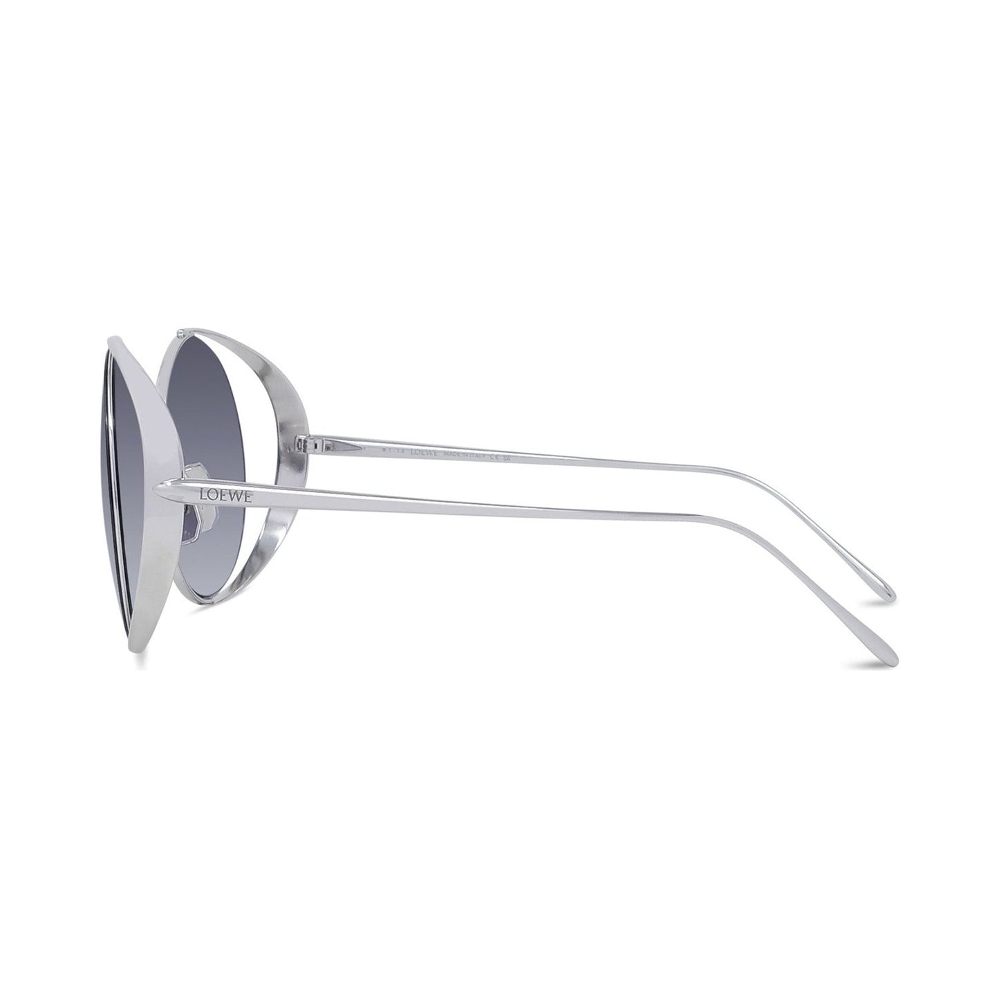 Signature Silver Round Sunglasses