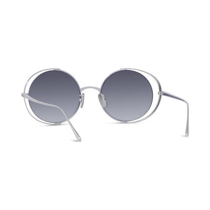 Signature Silver Round Sunglasses