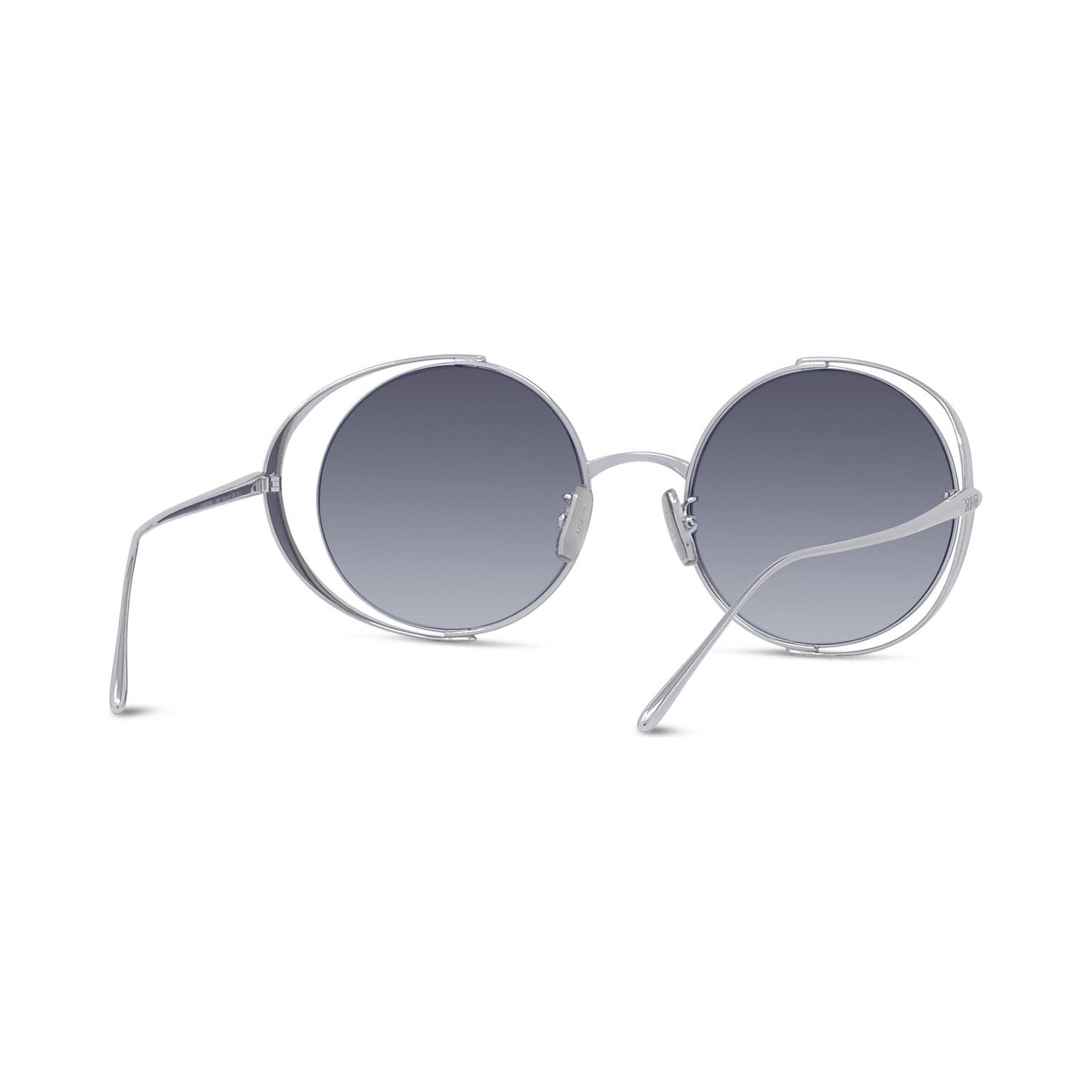 Signature Silver Round Sunglasses