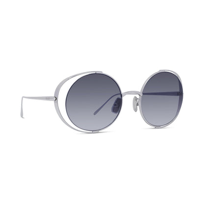 Signature Silver Round Sunglasses