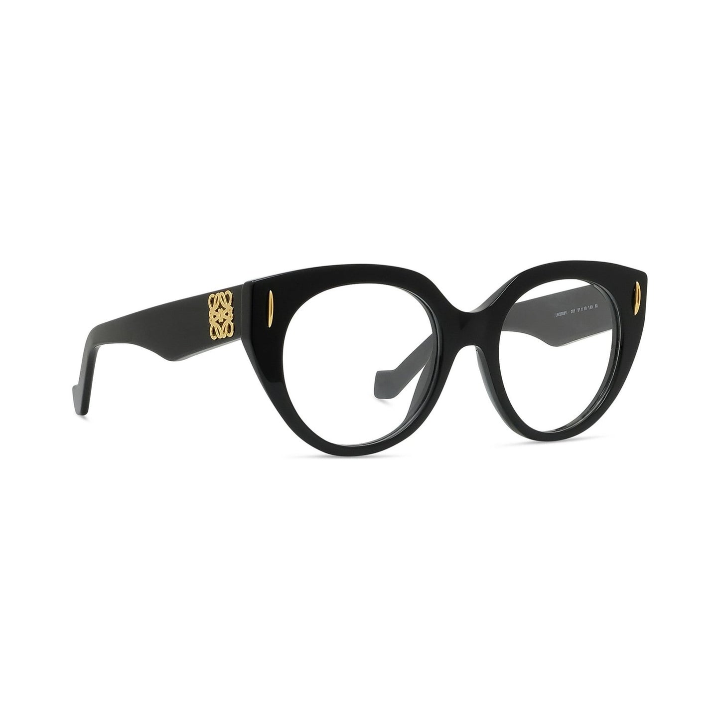 Anagram Black Geometric Eyeglasses 001