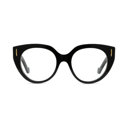 Anagram Black Geometric Eyeglasses 001