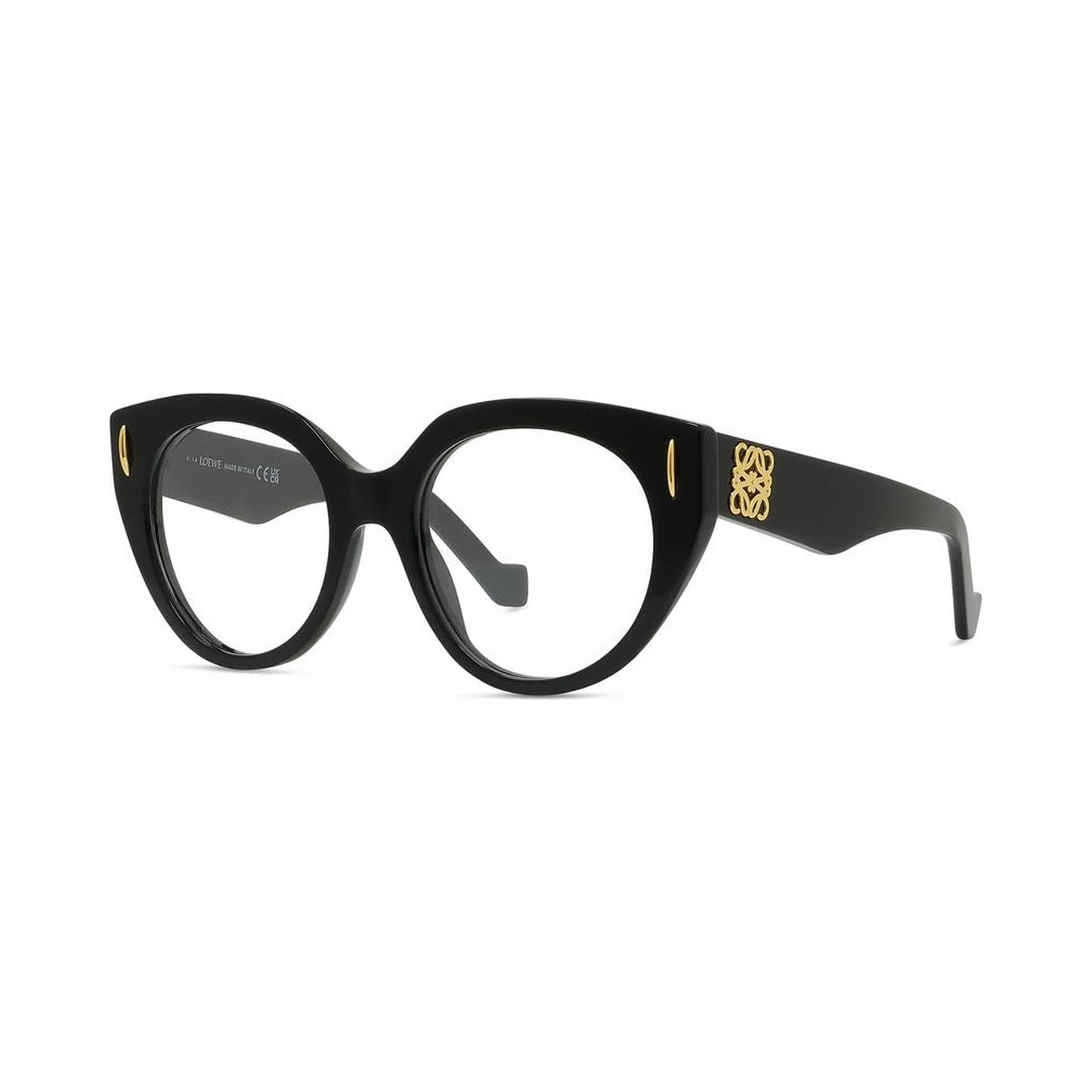 Anagram Black Geometric Eyeglasses 001