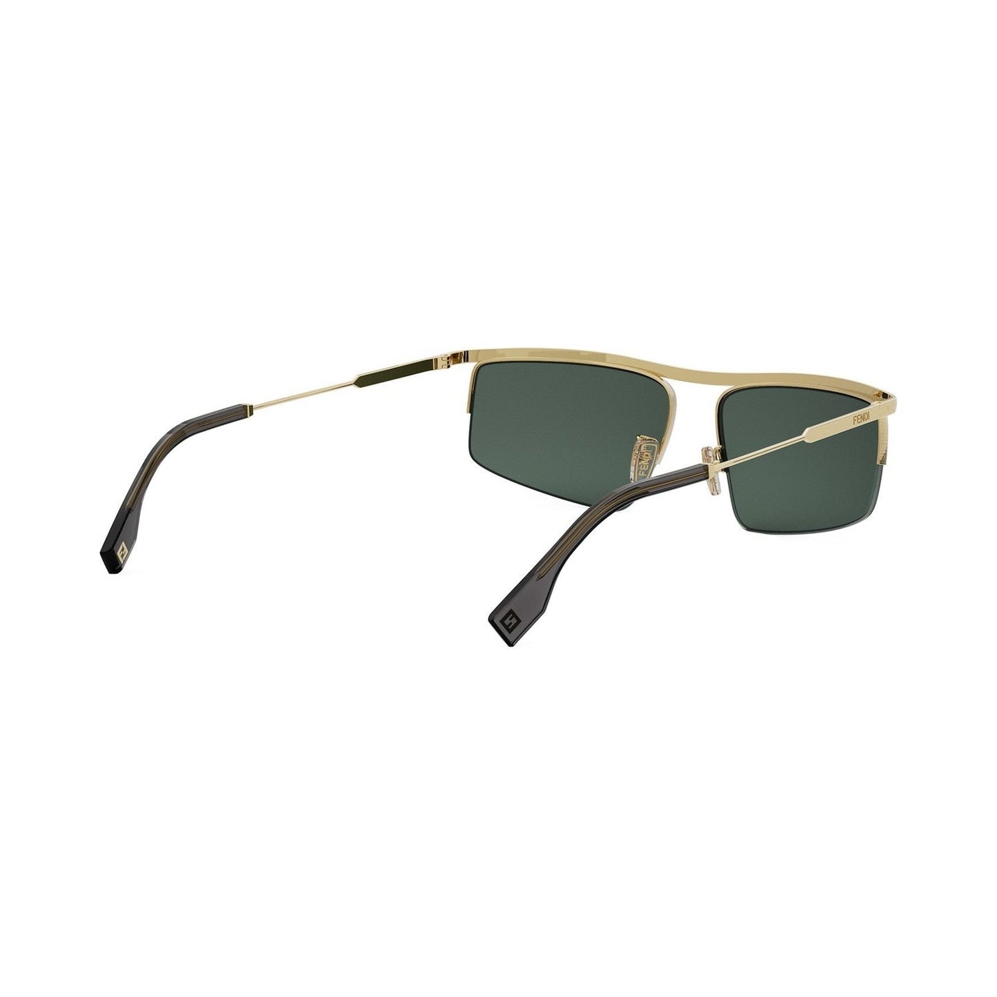 Fendi Travel Gold Geometric Sunglasses