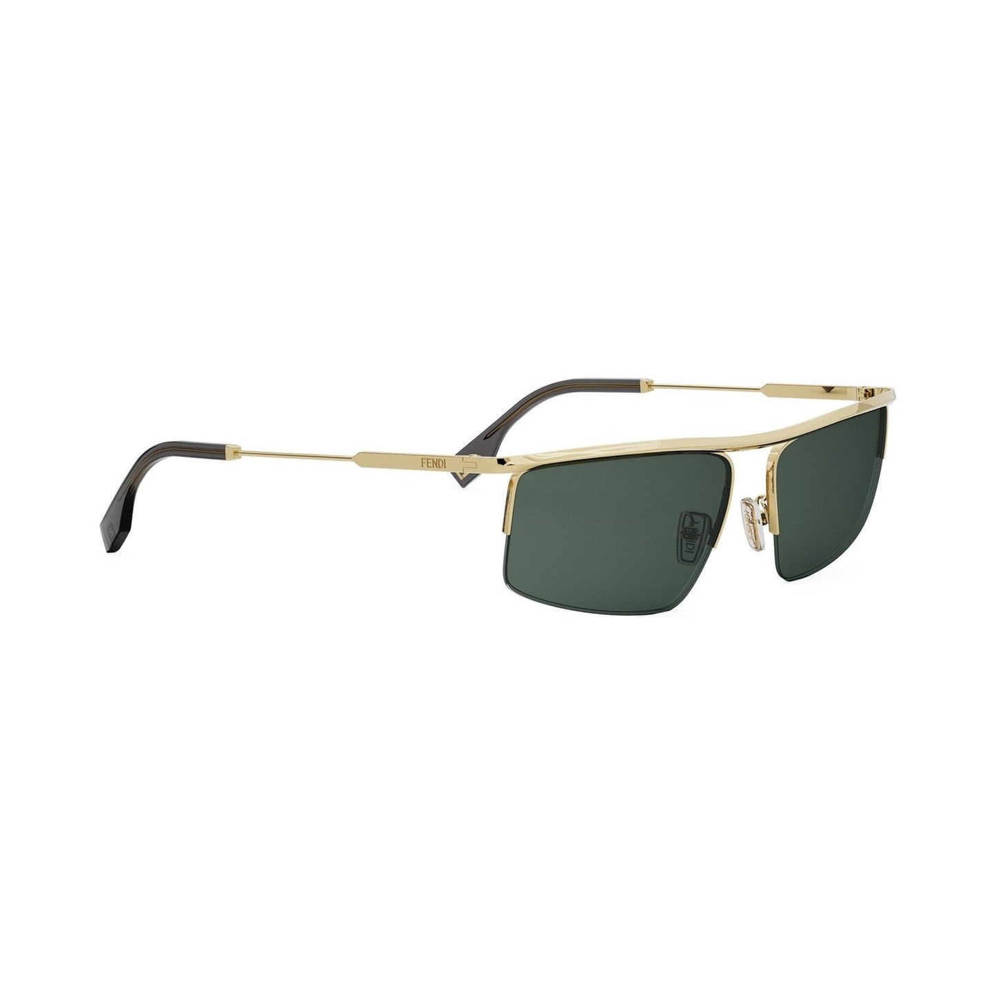 Fendi Travel Gold Geometric Sunglasses