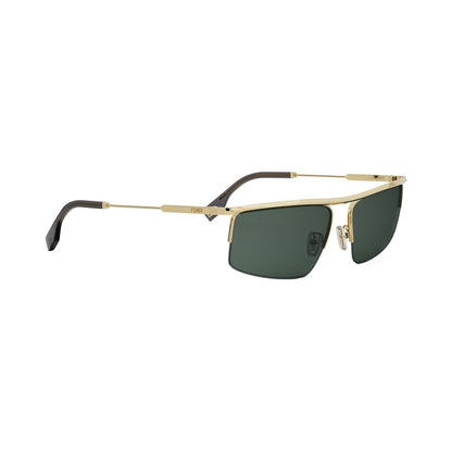 Fendi Travel Gold Geometric Sunglasses