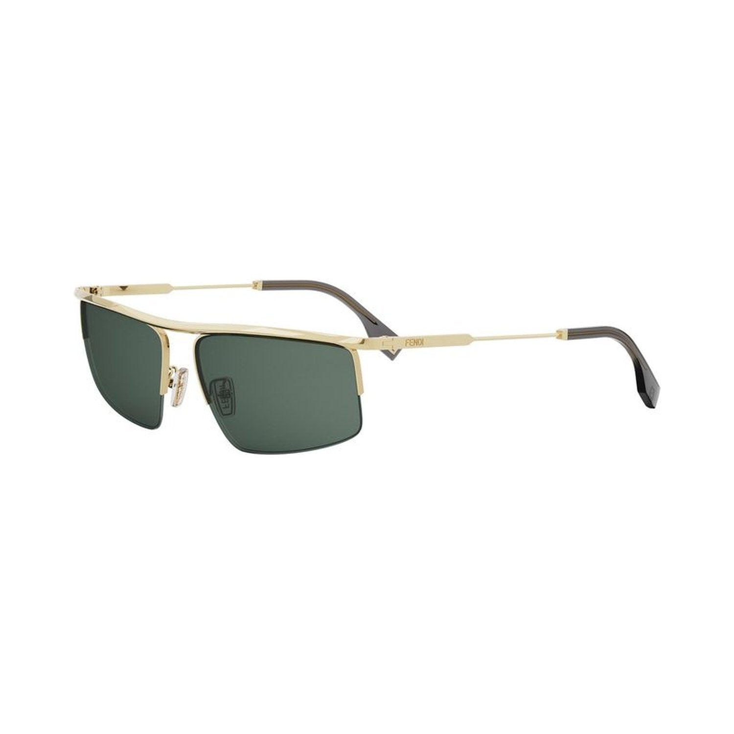 Fendi Travel Gold Geometric Sunglasses