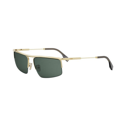 Fendi Travel Gold Geometric Sunglasses