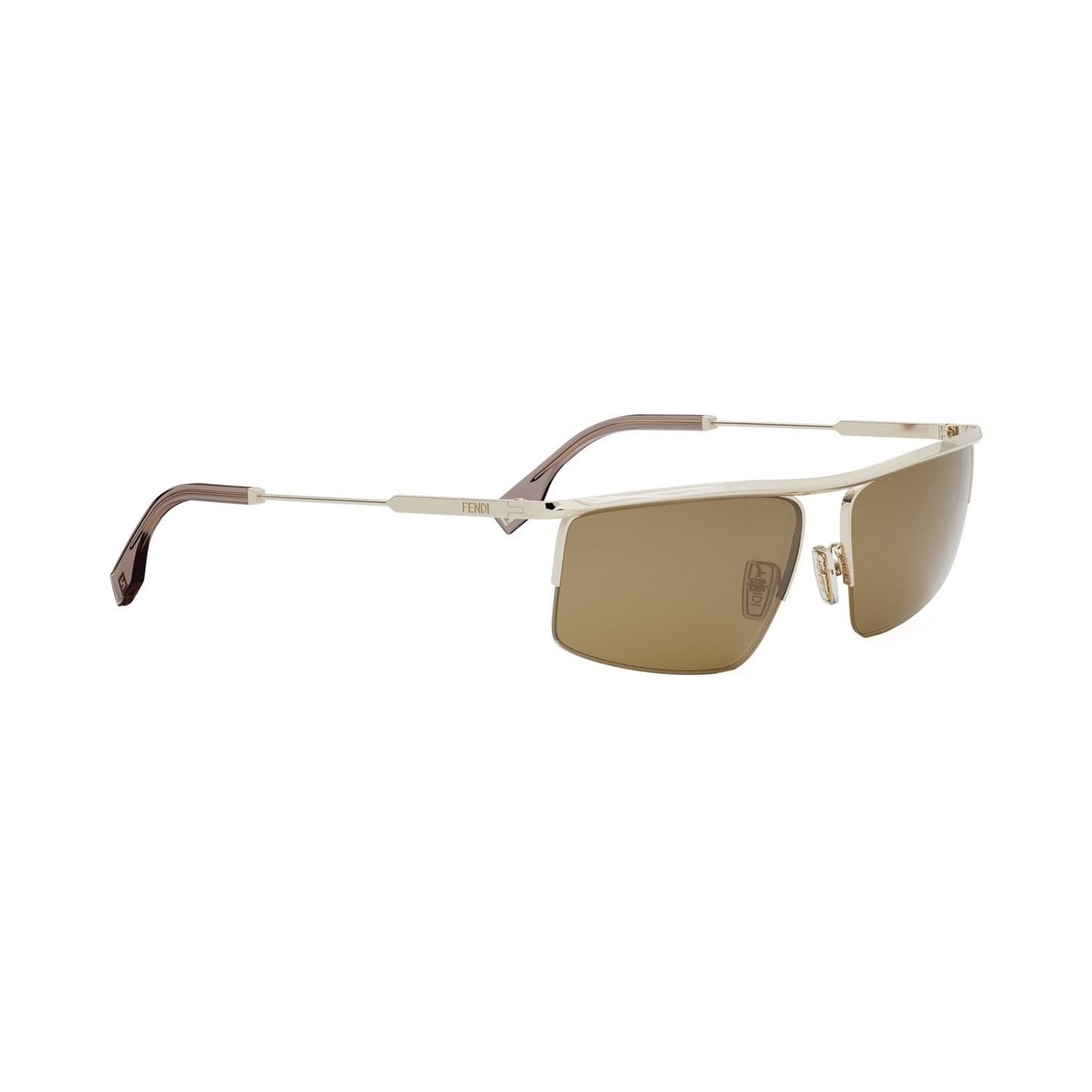 Fendi Travel Gold Geometric Sunglasses 32e