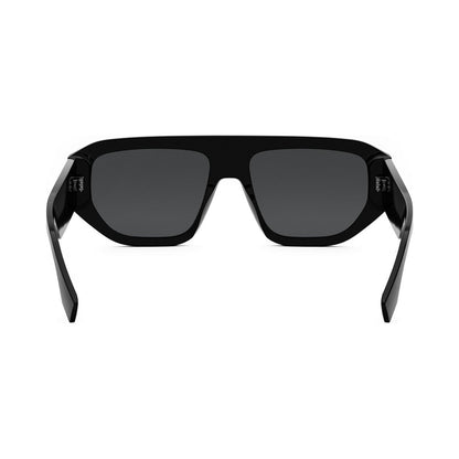 Fendigraphy Black Geometric Sunglasses 01a