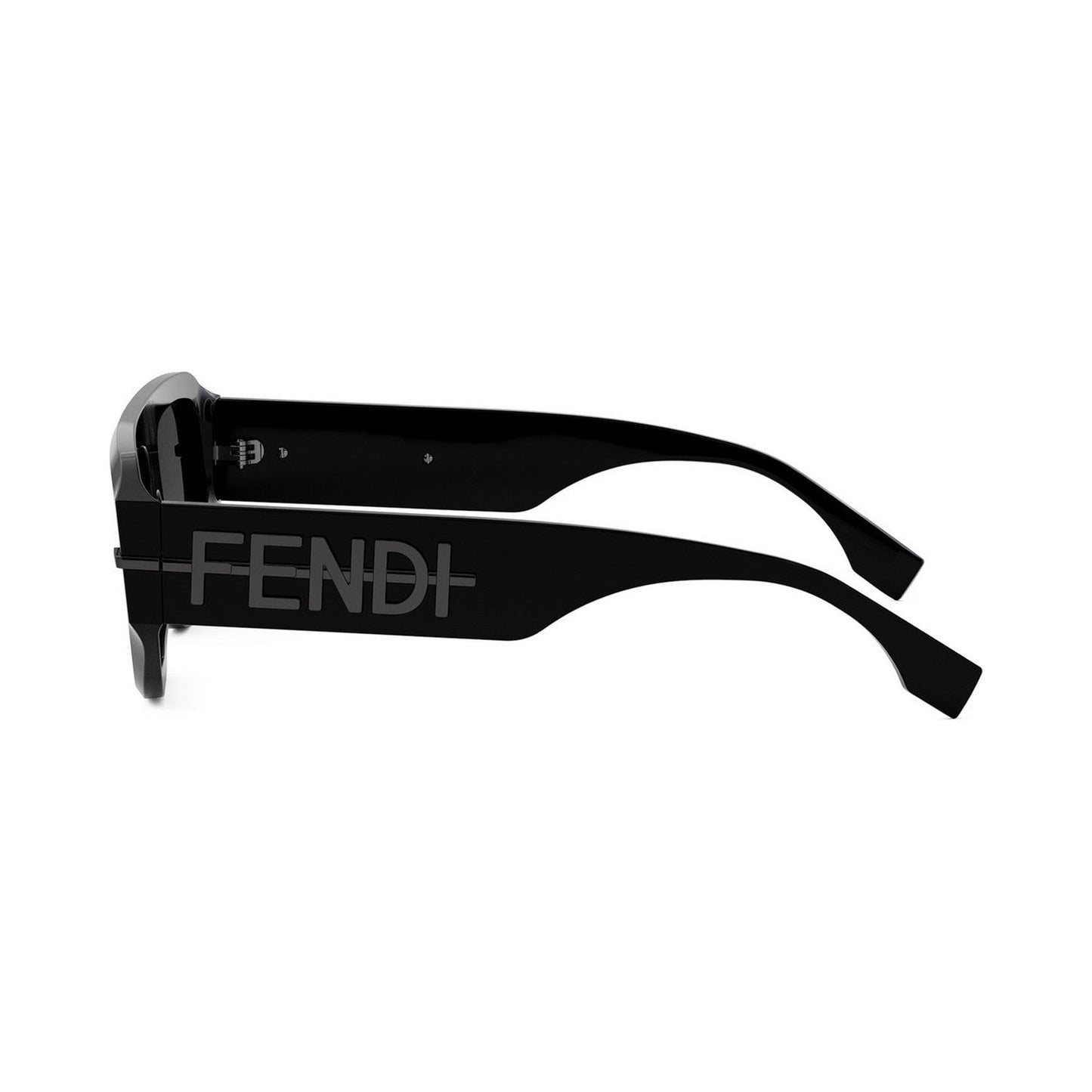 Fendigraphy Black Geometric Sunglasses 01a
