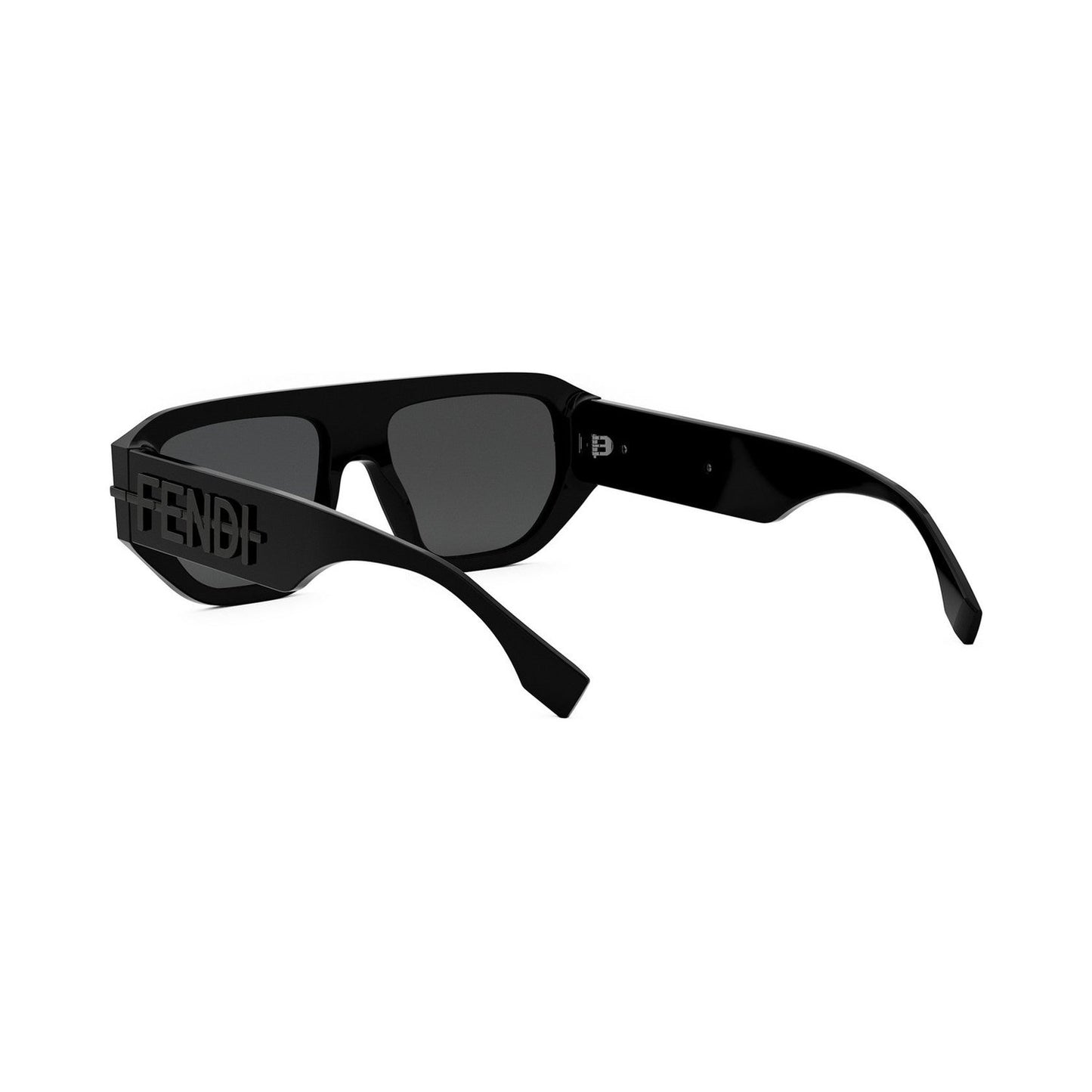Fendigraphy Black Geometric Sunglasses 01a
