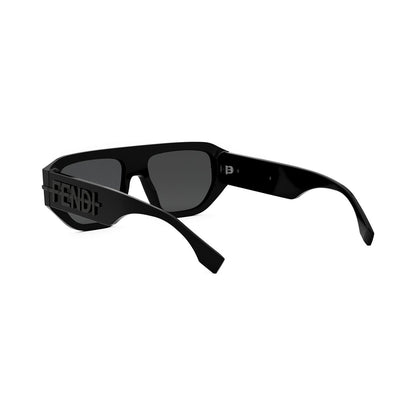 Fendigraphy Black Geometric Sunglasses 01a
