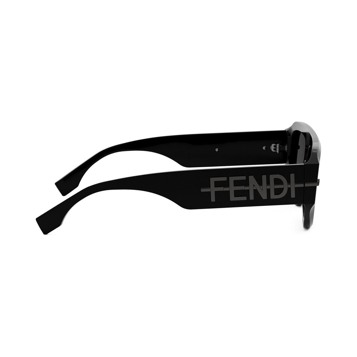 Fendigraphy Black Geometric Sunglasses 01a