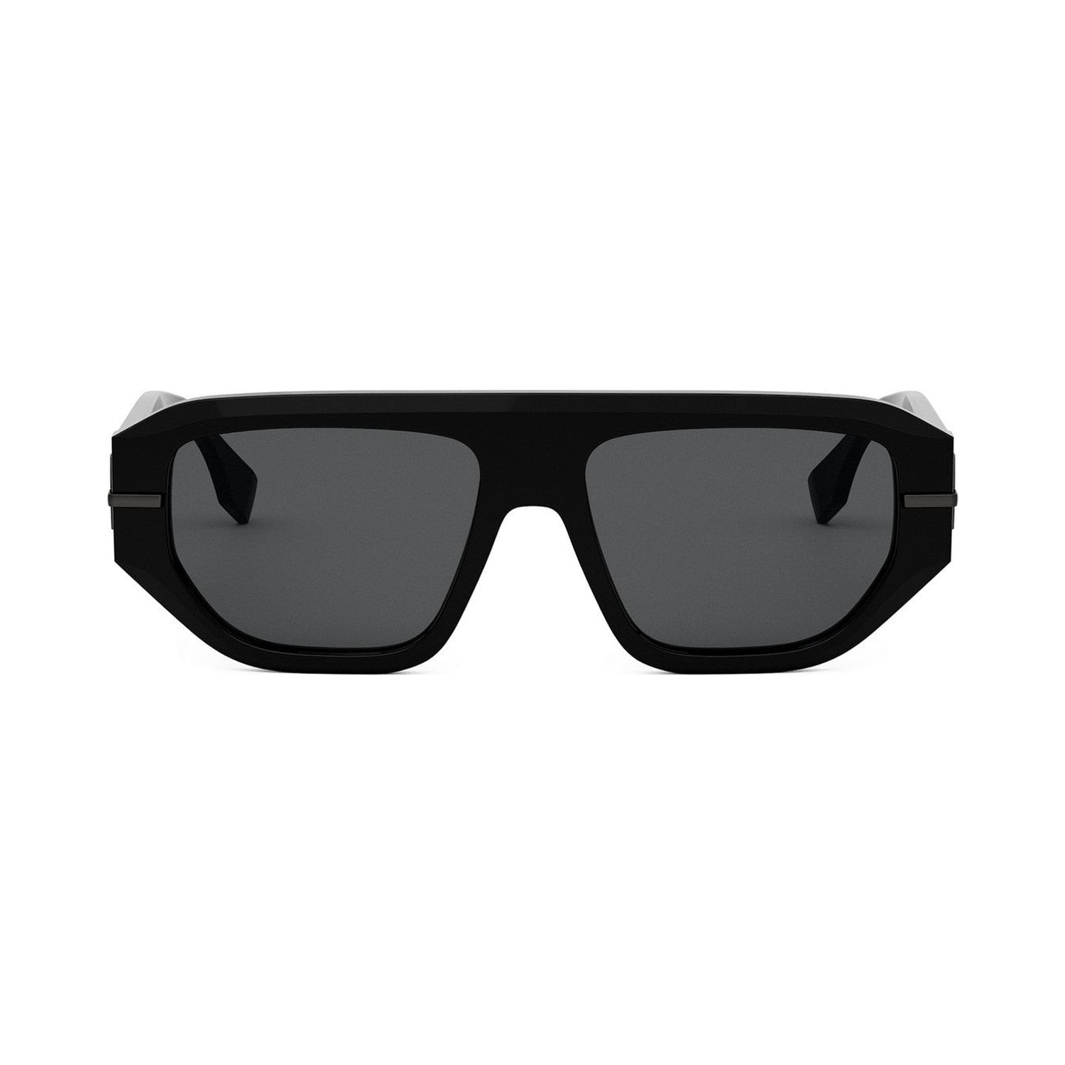 Fendigraphy Black Geometric Sunglasses 01a