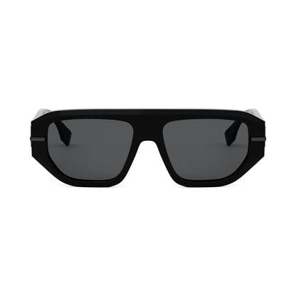 Fendigraphy Black Geometric Sunglasses 01a