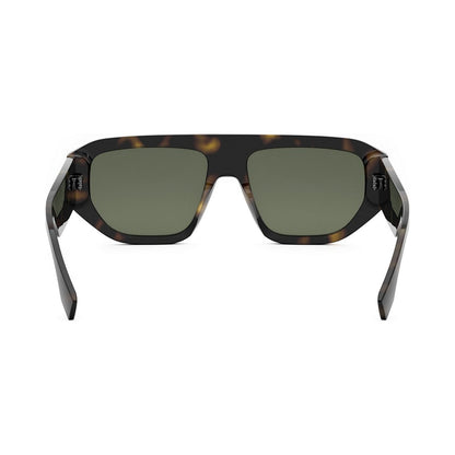 Fendigraphy Havana Geometric Sunglasses 52n