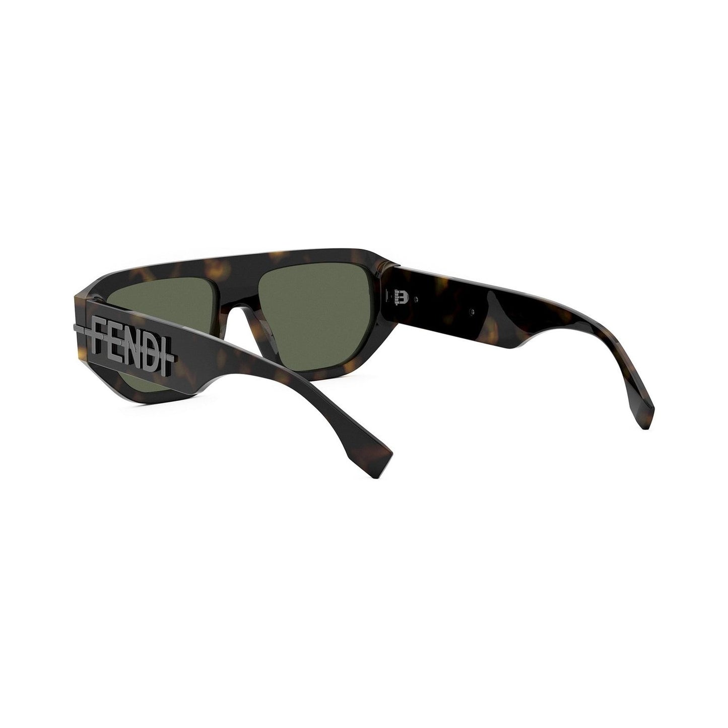 Fendigraphy Havana Geometric Sunglasses 52n