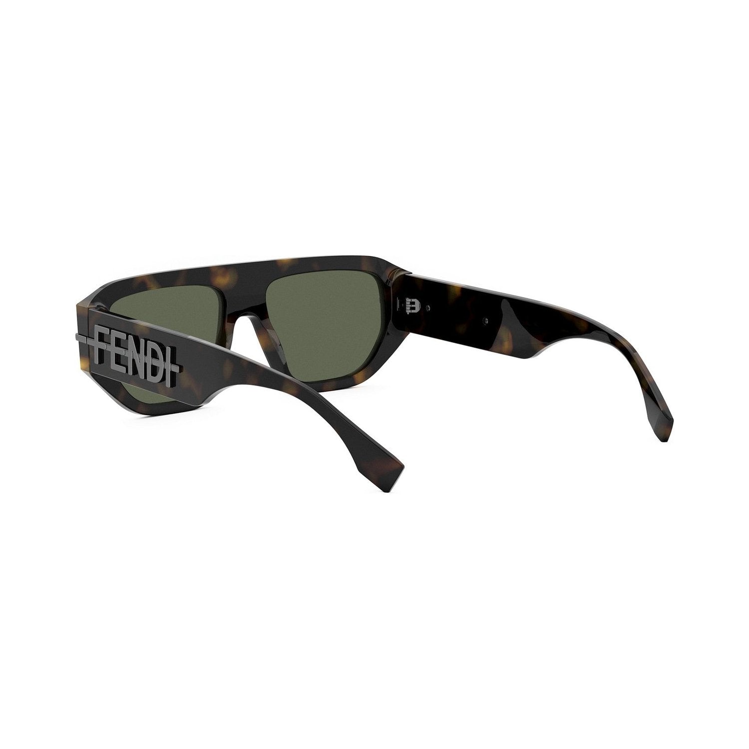 Fendigraphy Havana Geometric Sunglasses 52n
