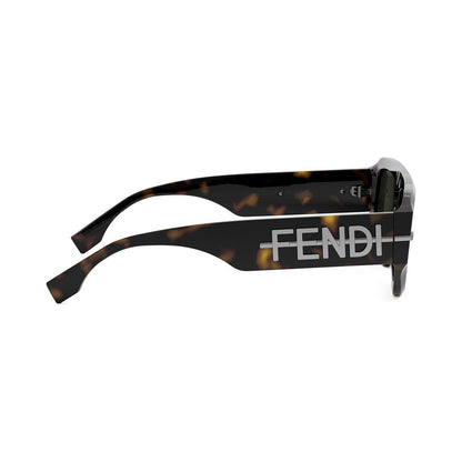 Fendigraphy Havana Geometric Sunglasses 52n