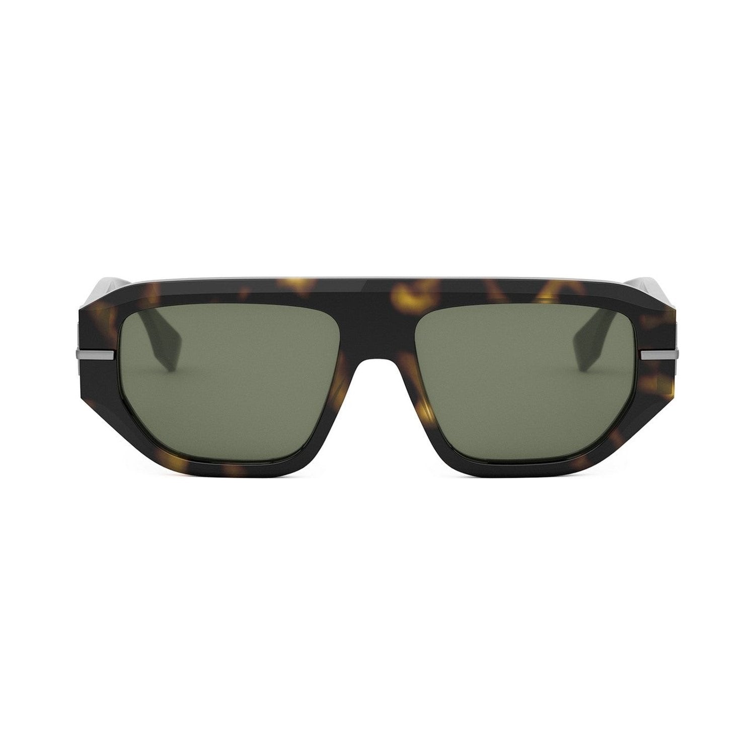 Fendigraphy Havana Geometric Sunglasses 52n