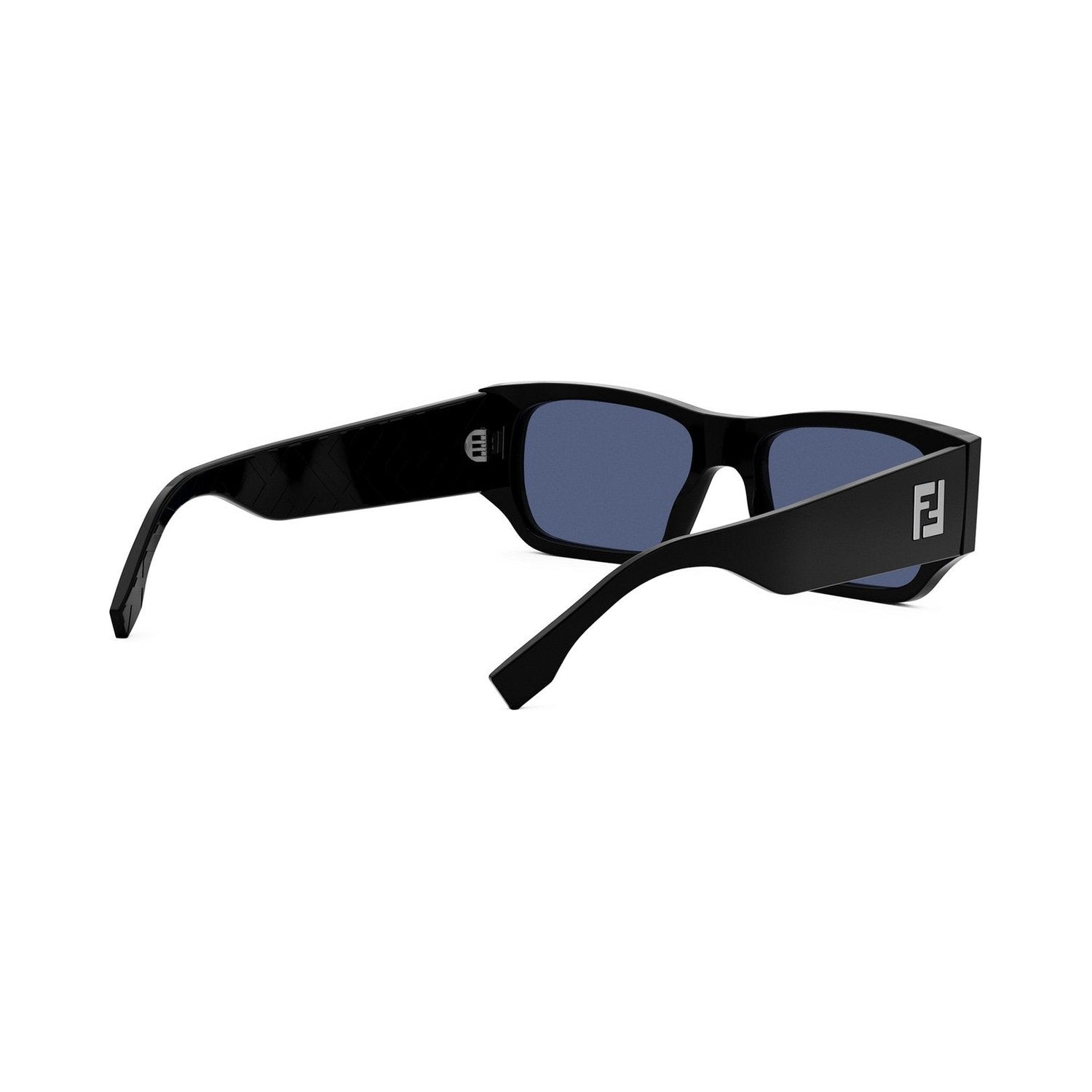 FF Squared Black Rectangular Sunglasses 01v