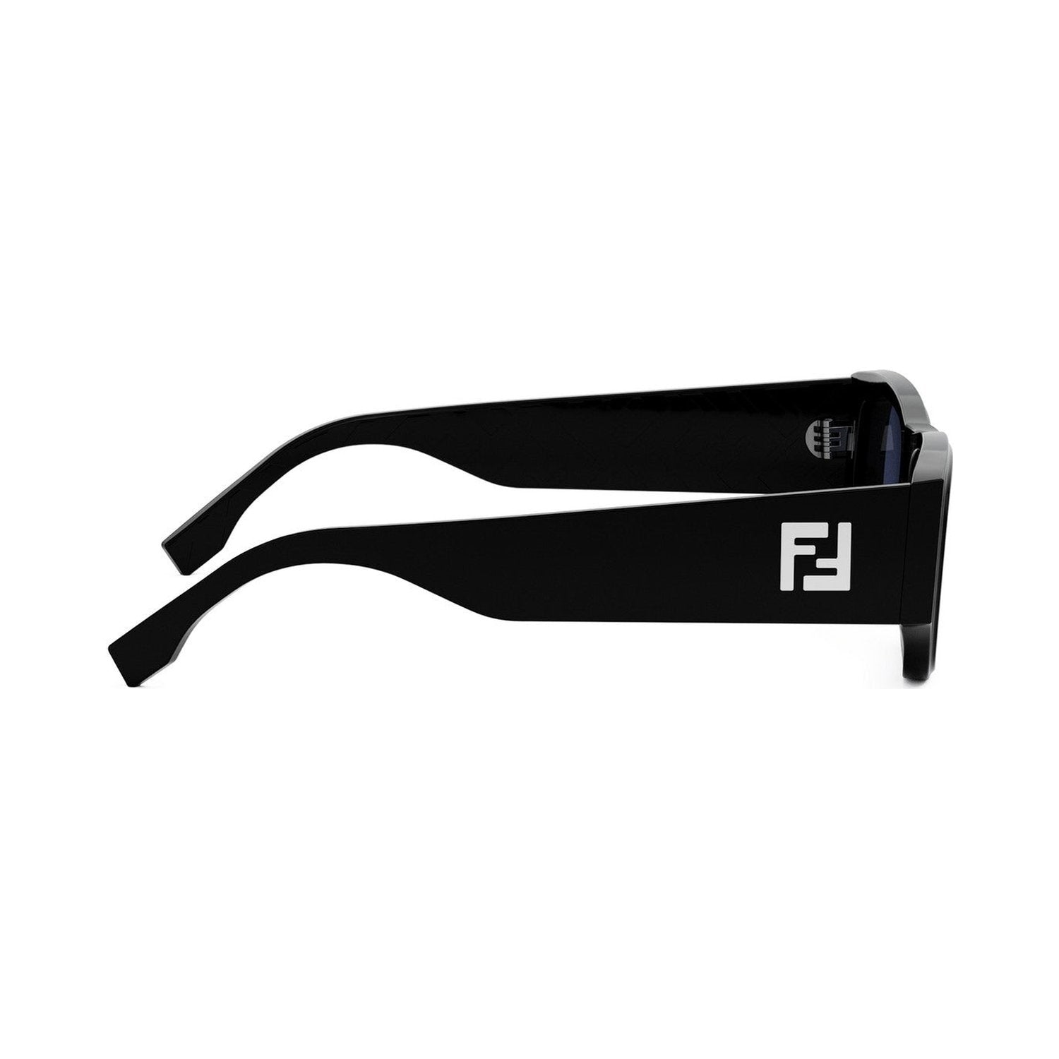 FF Squared Black Rectangular Sunglasses 01v