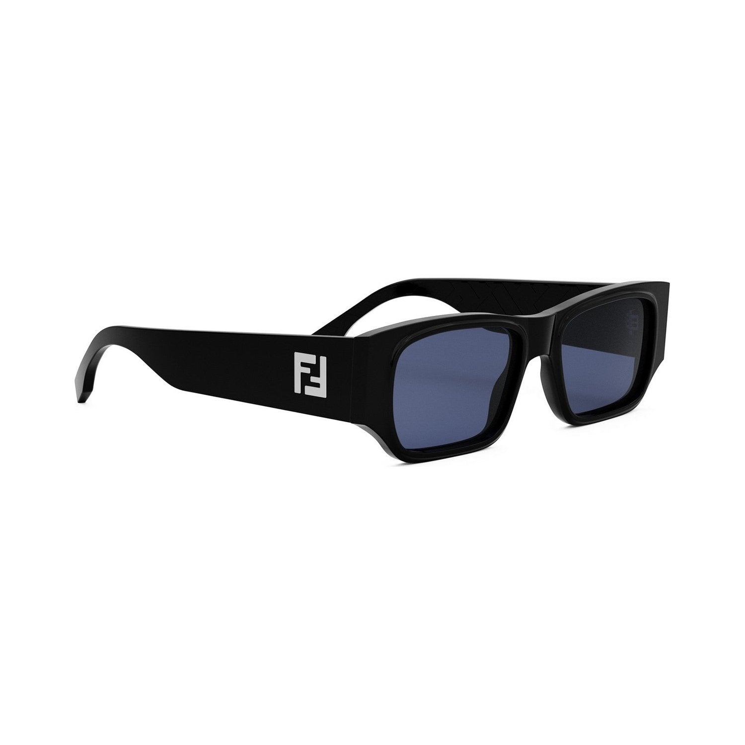 FF Squared Black Rectangular Sunglasses 01v