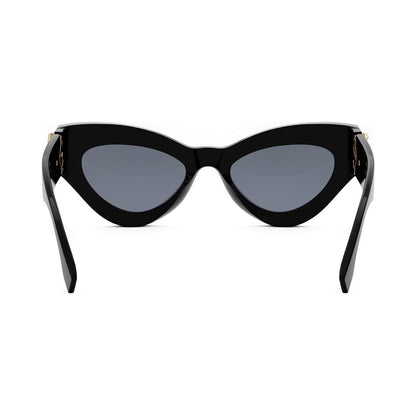 FF Diamonds Black Cat Eye Sunglasses 01v