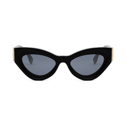 FF Diamonds Black Cat Eye Sunglasses 01v
