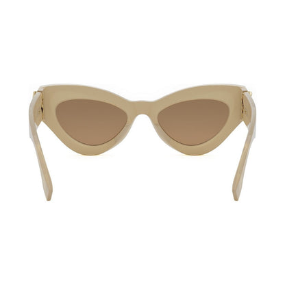 FF Diamonds Brown Cat Eye Sunglasses 57e