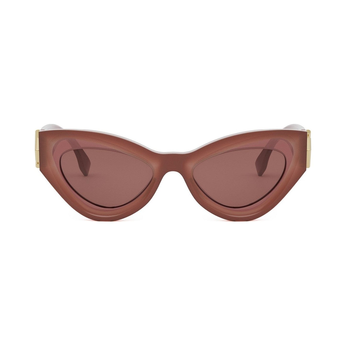 FF Diamonds Red Cat Eye Sunglasses 66y