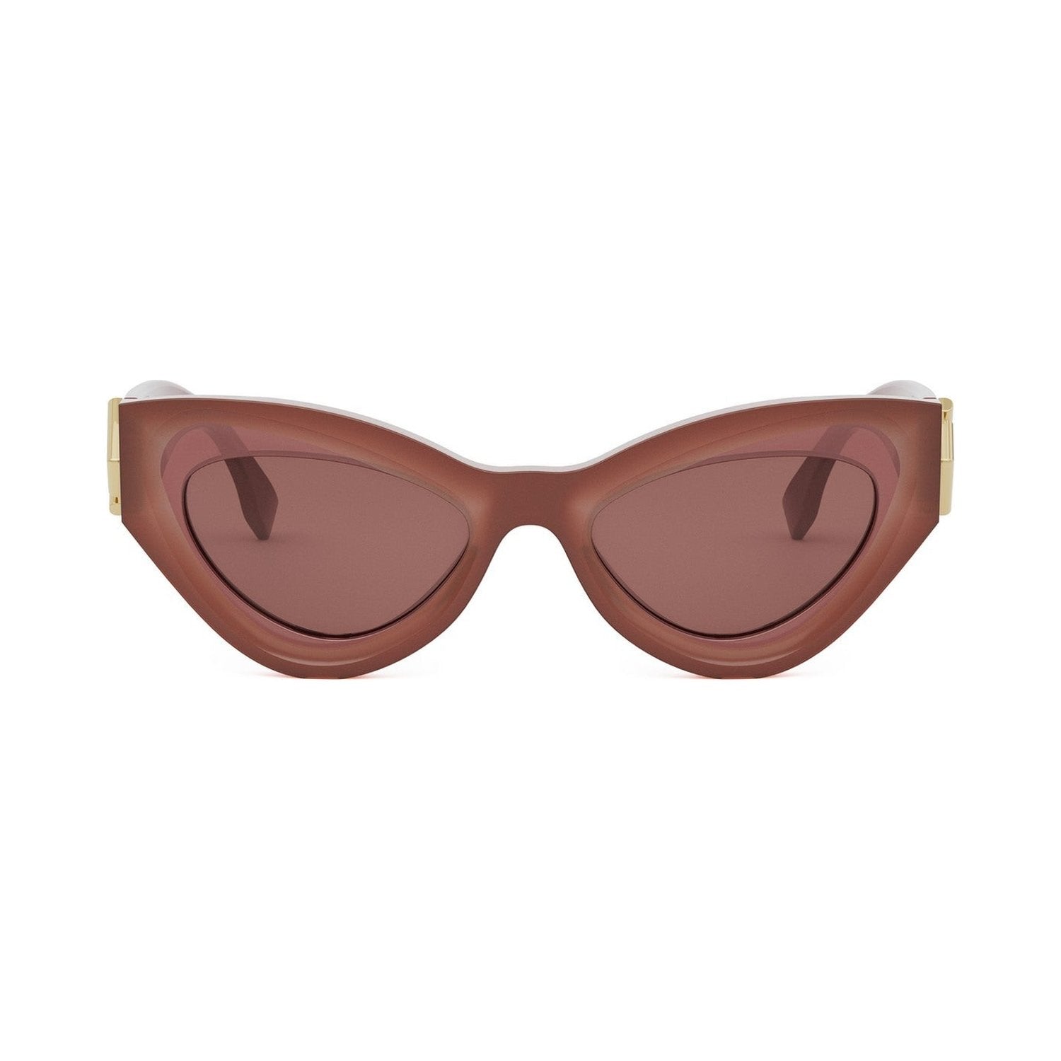 FF Diamonds Red Cat Eye Sunglasses 66y