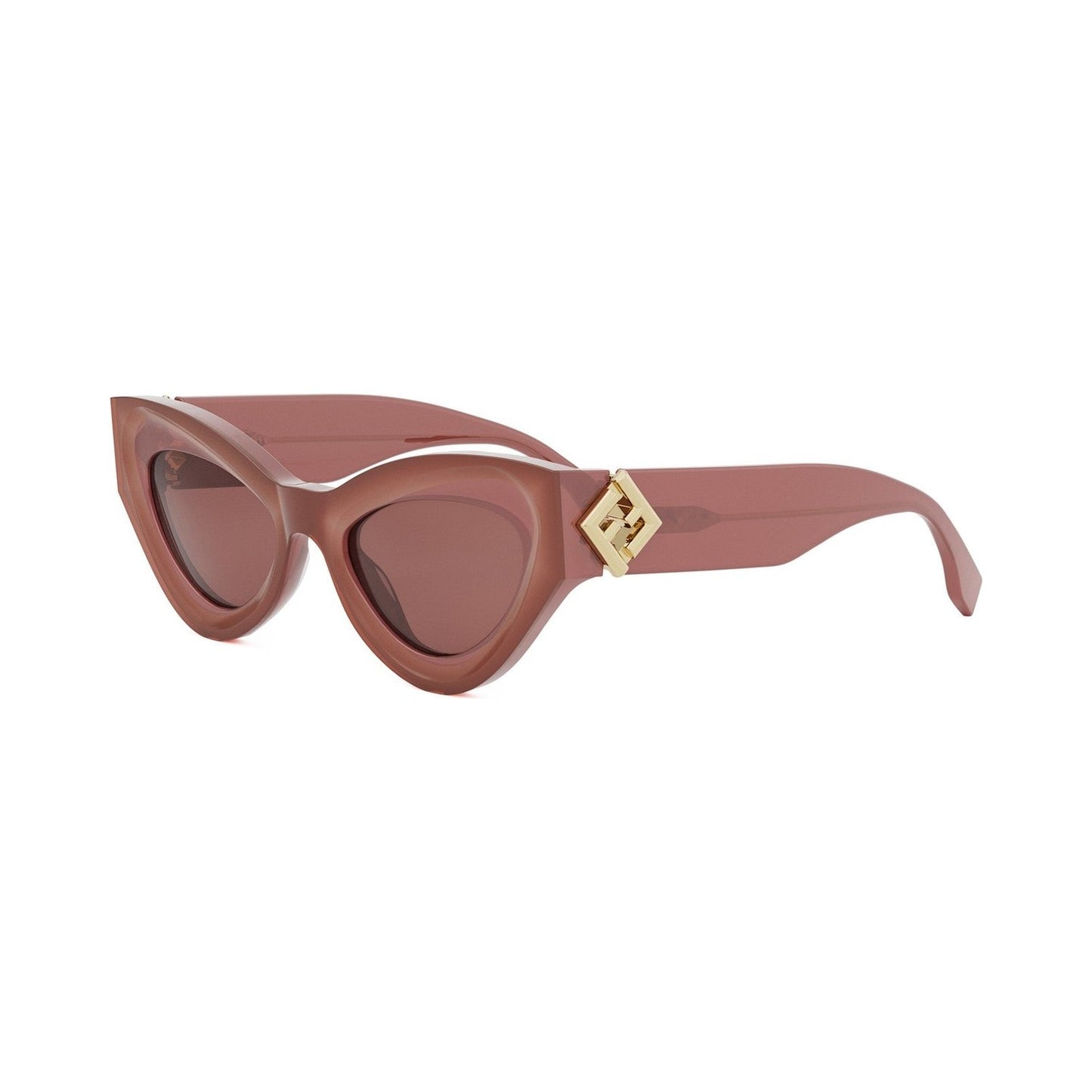 FF Diamonds Red Cat Eye Sunglasses 66y