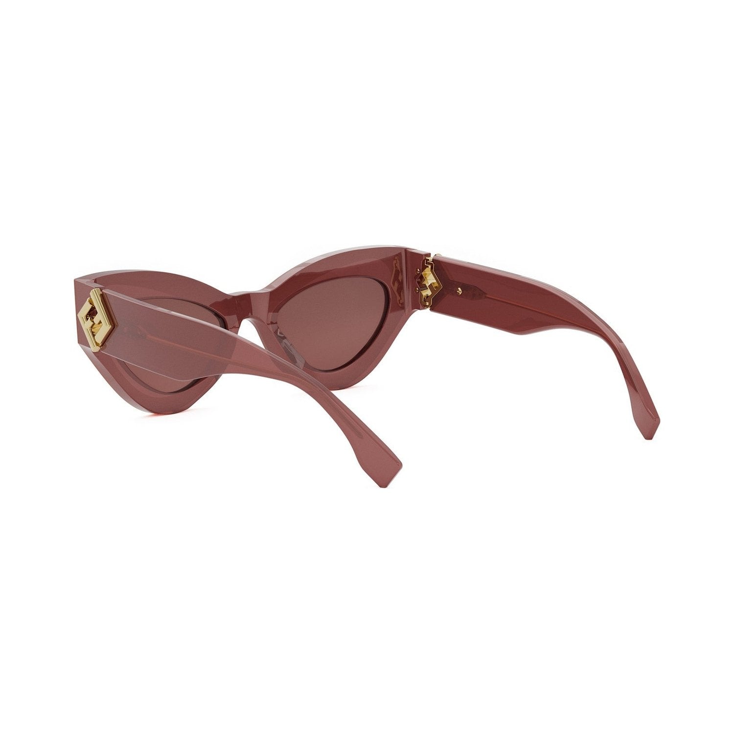 FF Diamonds Red Cat Eye Sunglasses 66y