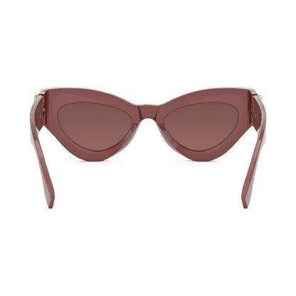FF Diamonds Red Cat Eye Sunglasses 66y