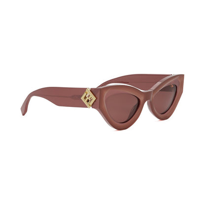 FF Diamonds Red Cat Eye Sunglasses 66y