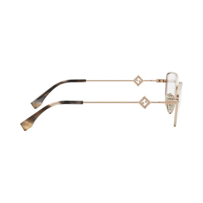 FF Diamonds Rose Cat Eye Eyeglasses 028