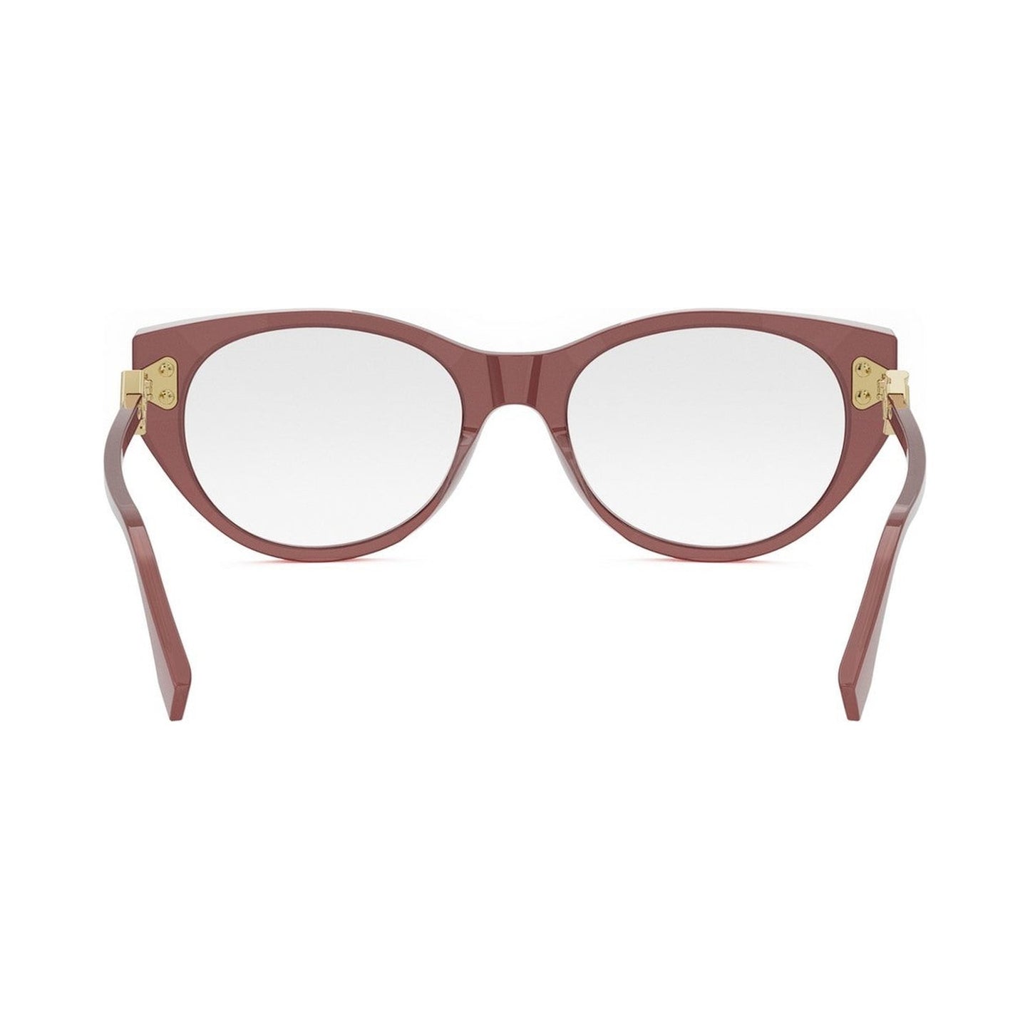 FF Diamonds Red Oval Eyeglasses 069
