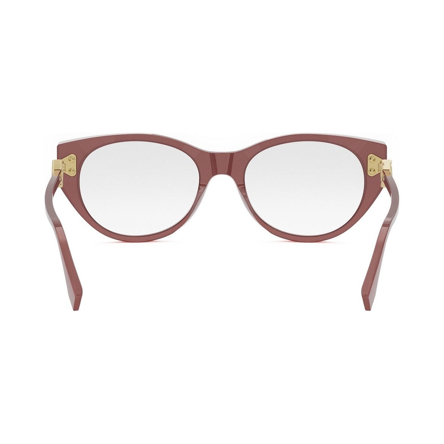 FF Diamonds Red Oval Eyeglasses 069