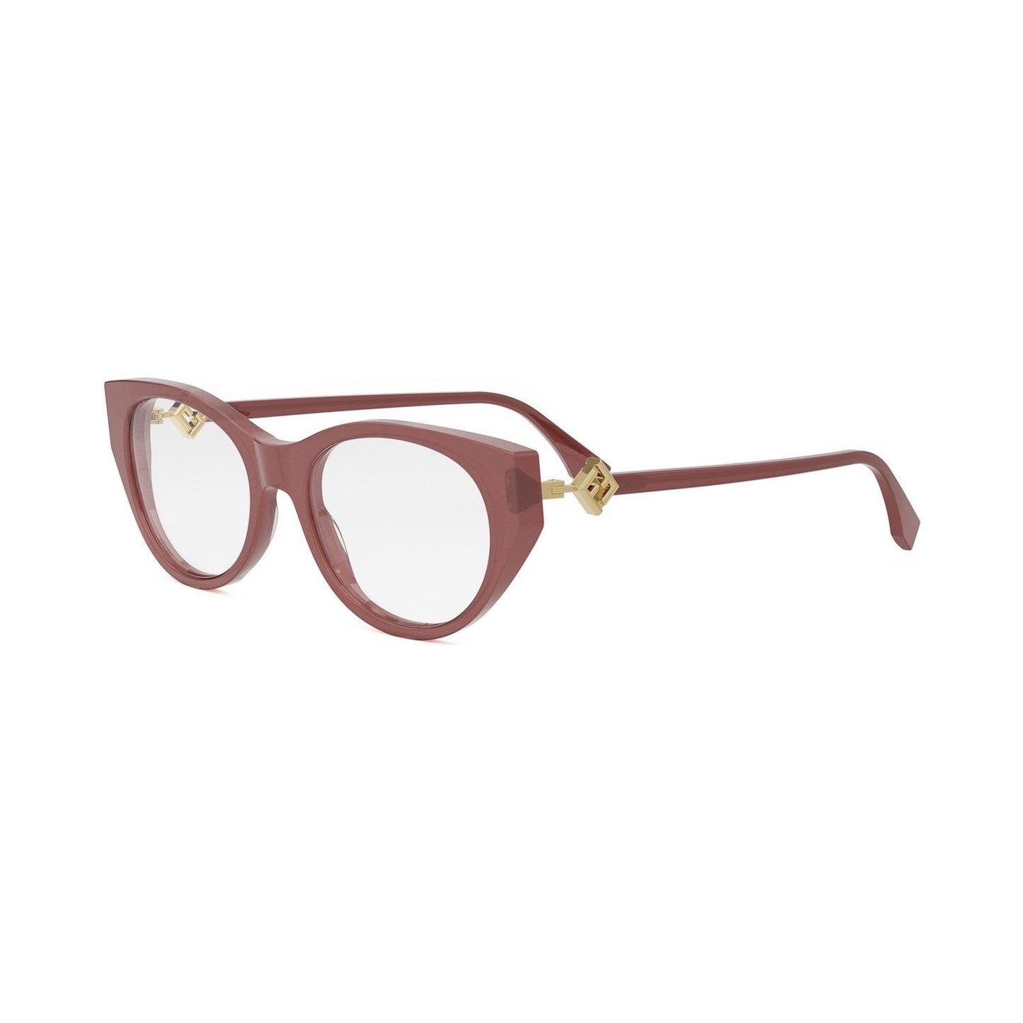 FF Diamonds Red Oval Eyeglasses 069