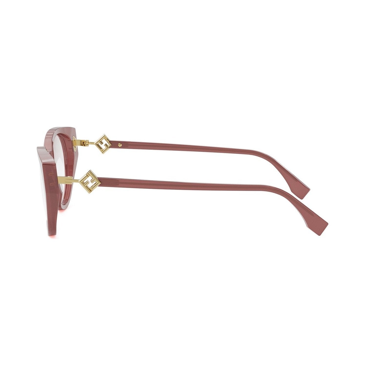 FF Diamonds Red Oval Eyeglasses 069