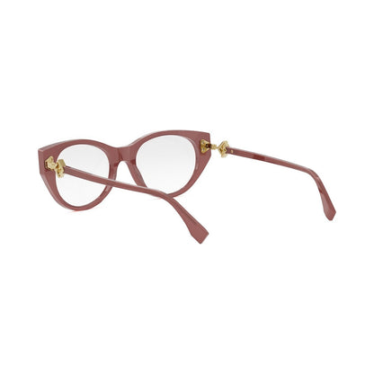 FF Diamonds Red Oval Eyeglasses 069