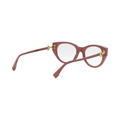 FF Diamonds Red Oval Eyeglasses 069