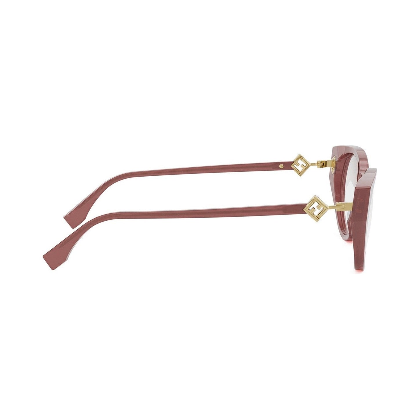 FF Diamonds Red Oval Eyeglasses 069