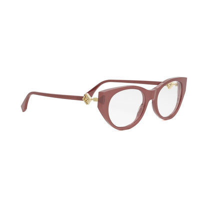 FF Diamonds Red Oval Eyeglasses 069