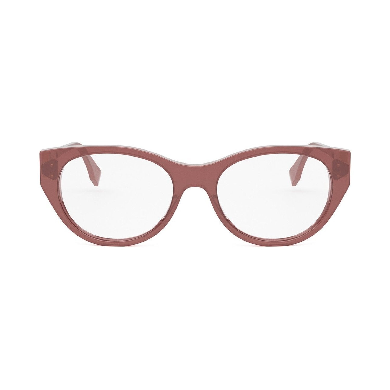 FF Diamonds Red Oval Eyeglasses 069