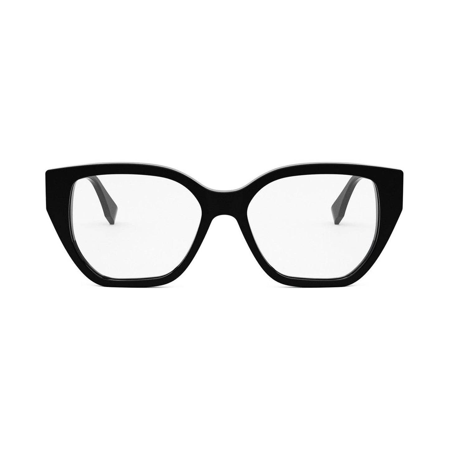 FF Diamonds Black Rectangular Eyeglasses 001