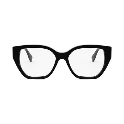FF Diamonds Black Rectangular Eyeglasses 001