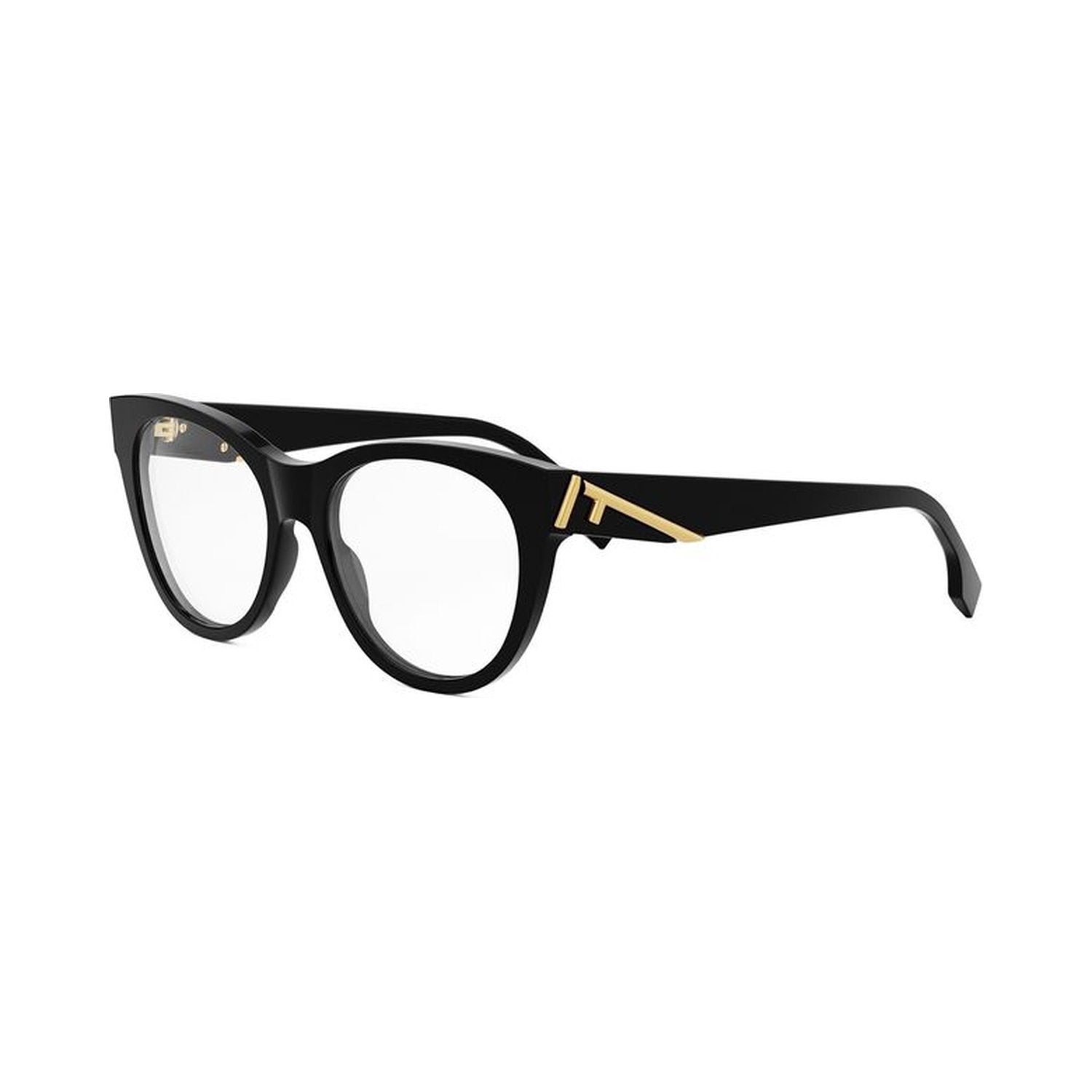 Fendi First Black Round Eyeglasses 001